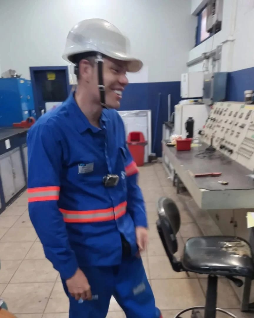 Marcelo na usina