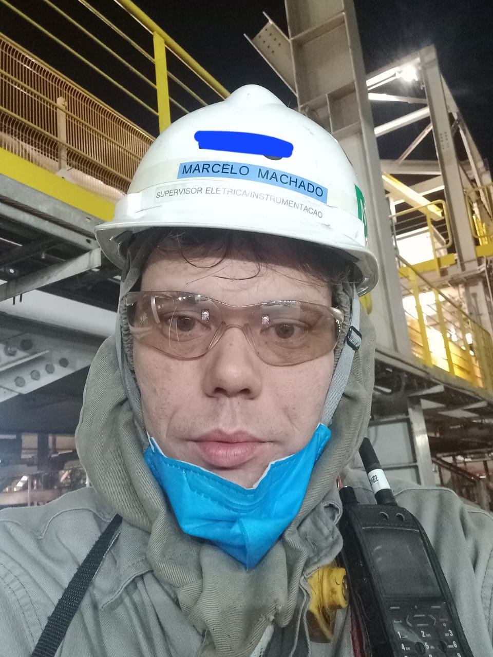 Marcelo na usina